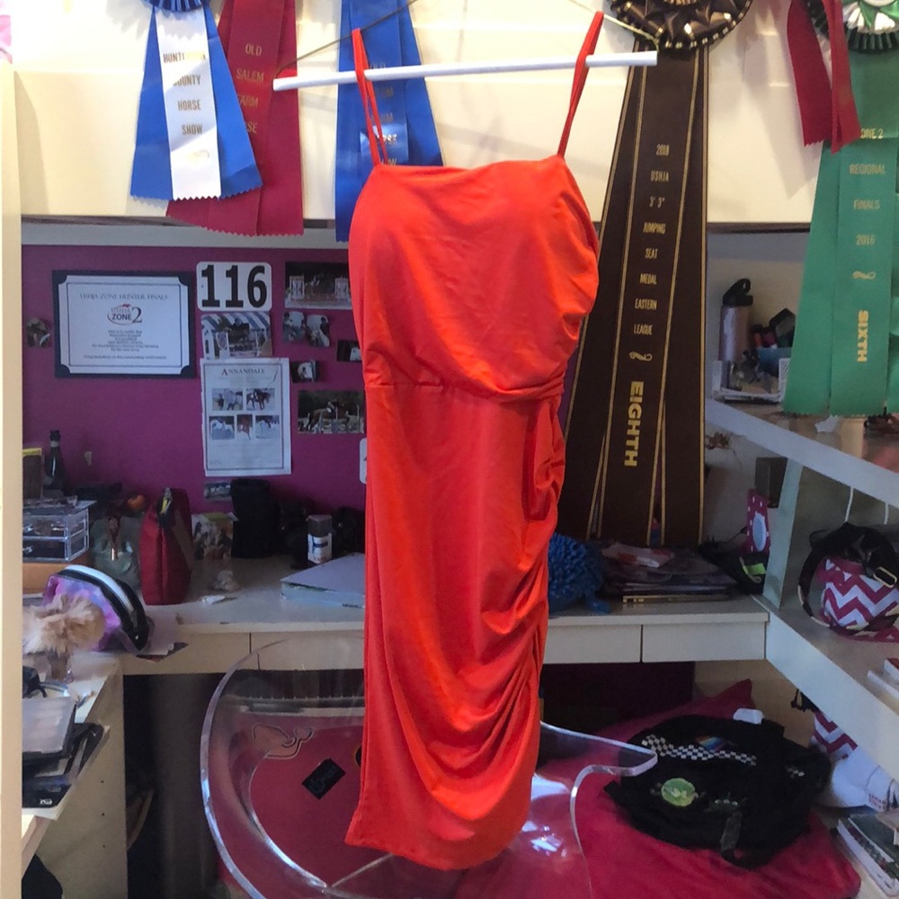 Red never worn before dress